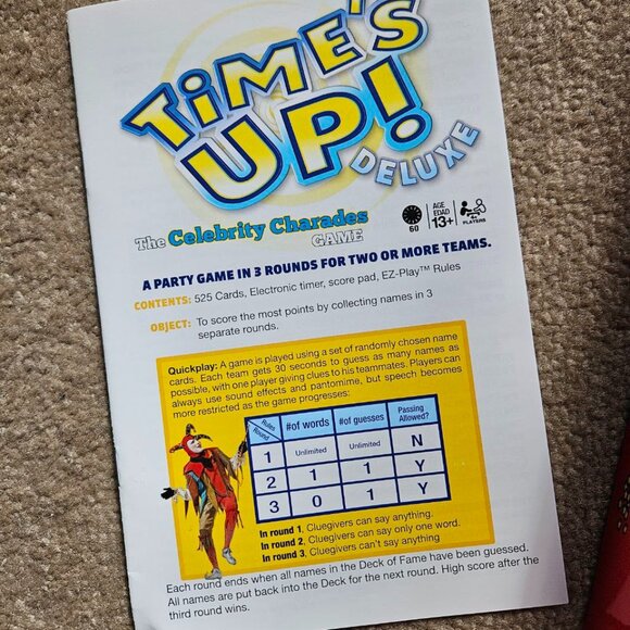 Time's Up! Deluxe - Board Game - Great Condition - Picture 9 of 11